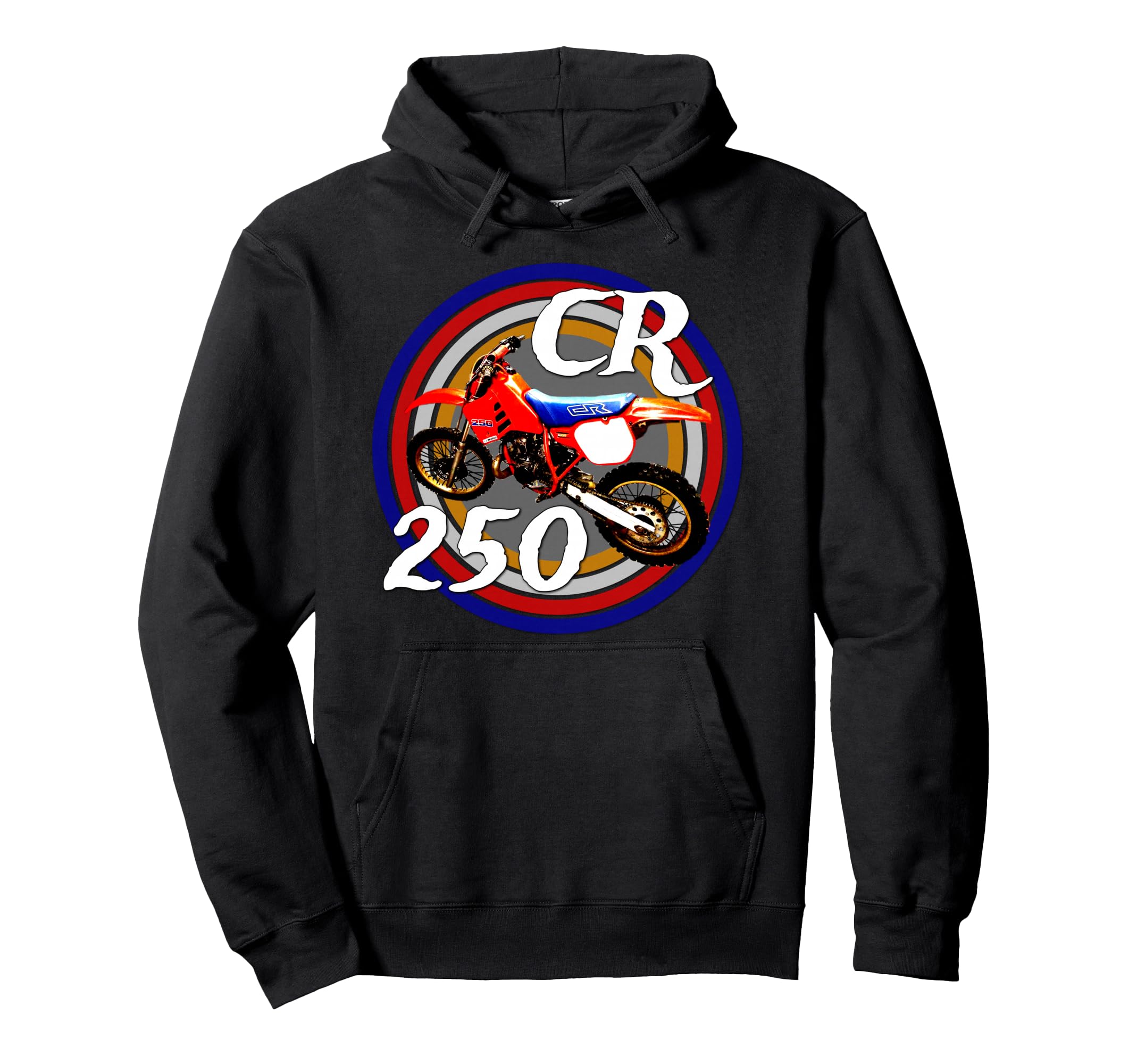 Cr 250 R Motorcross Motocross Hoodie - Custom Art Print for Adults - T-Shirt, Sweatshirt, Hoodie