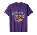 Mental Health Squad Love Heart Facts T-Shirt - Unique Graphic Men Women - T-Shirt, Sweatshirt, Hoodie