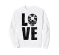 I Love Vinyl Old School Record Sweatshirt - Trendy Graphic Men Women - T-Shirt, Sweatshirt, Hoodie