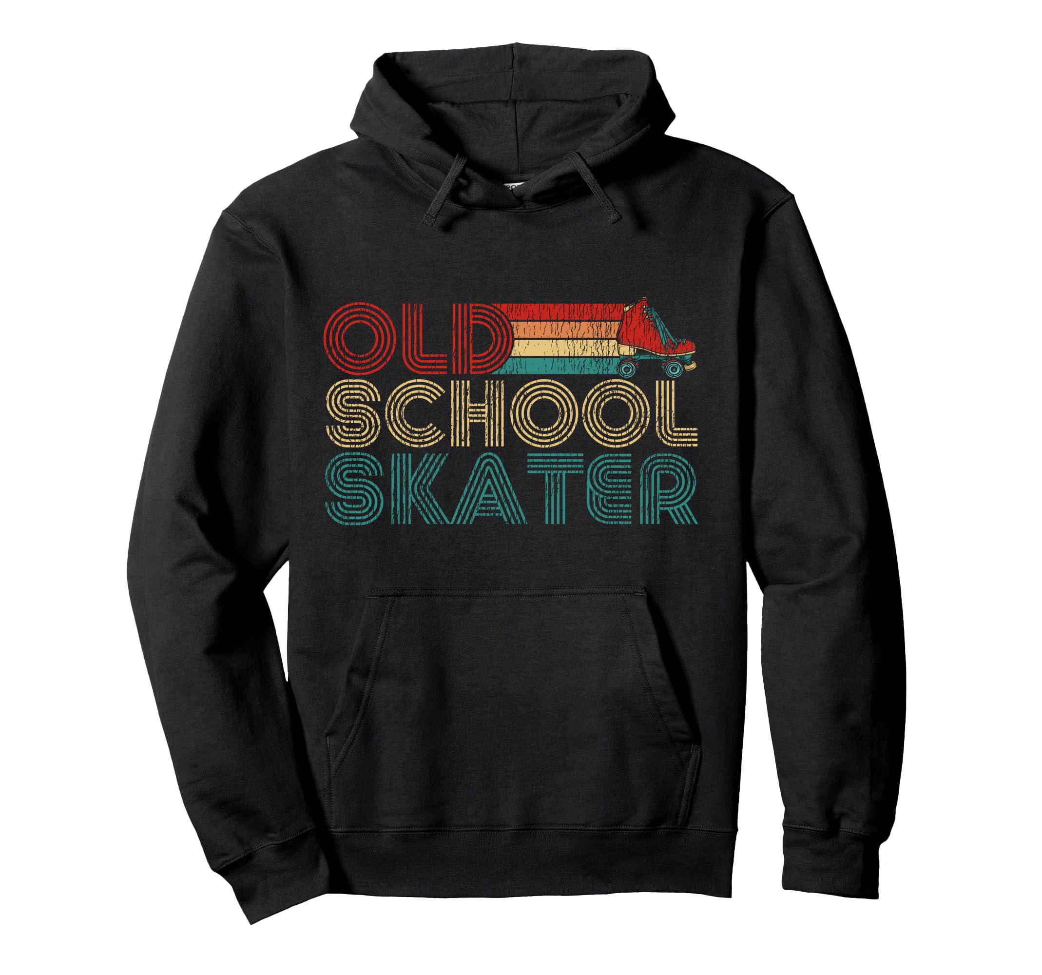 Roller Skating Skate 1970S Old Hoodie - Aesthetic Graphic for Adults - T-Shirt, Sweatshirt, Hoodie