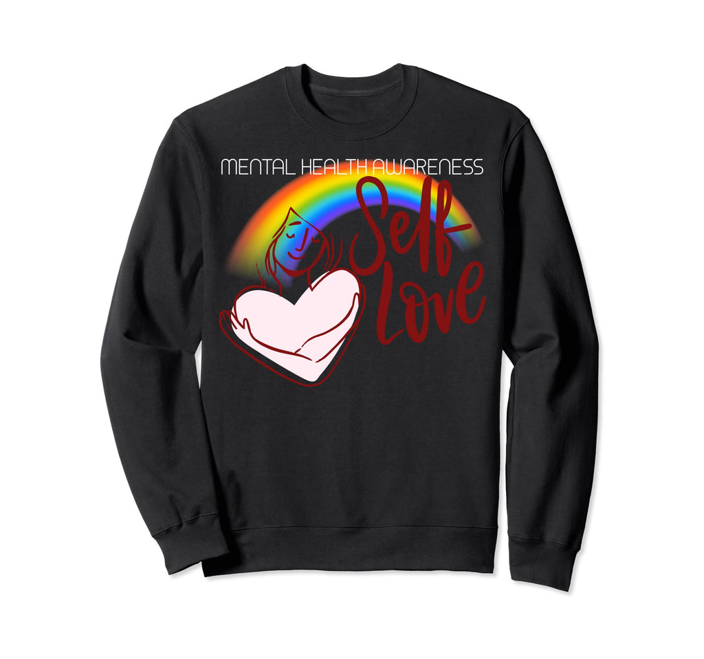 Lgbtq Mental Health Awareness Sweatshirt - Custom Art Print for Adults - T-Shirt, Sweatshirt, Hoodie