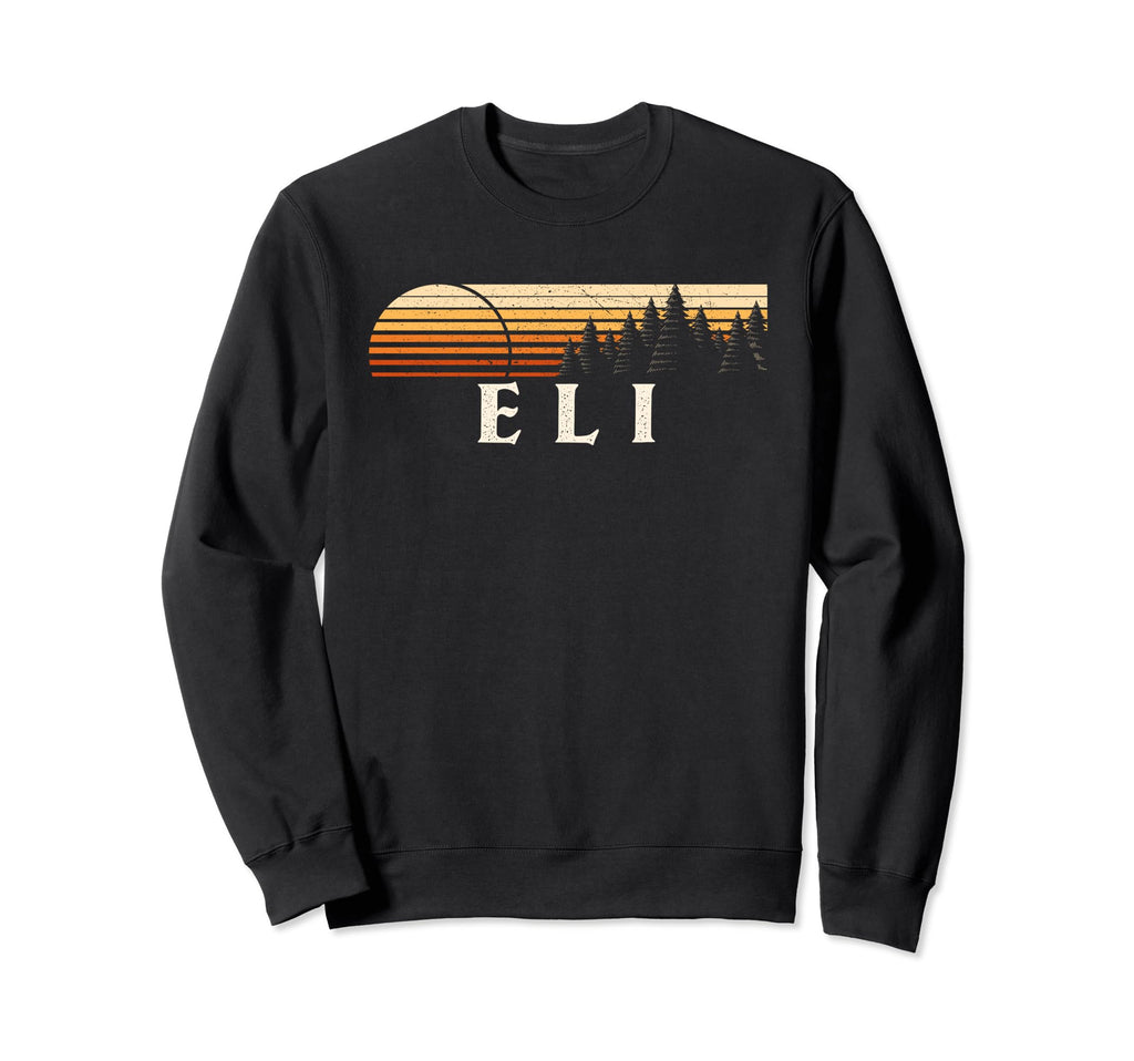 Eli Wv Evergreen Sunset Eighties Sweatshirt - Trendy Graphic Unisex - T-Shirt, Sweatshirt, Hoodie