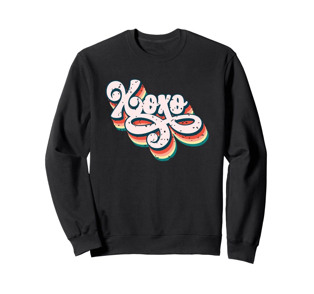 Xoxo Multicolor Typography Sweatshirt - Graphic Print Men Women - T-Shirt, Sweatshirt, Hoodie