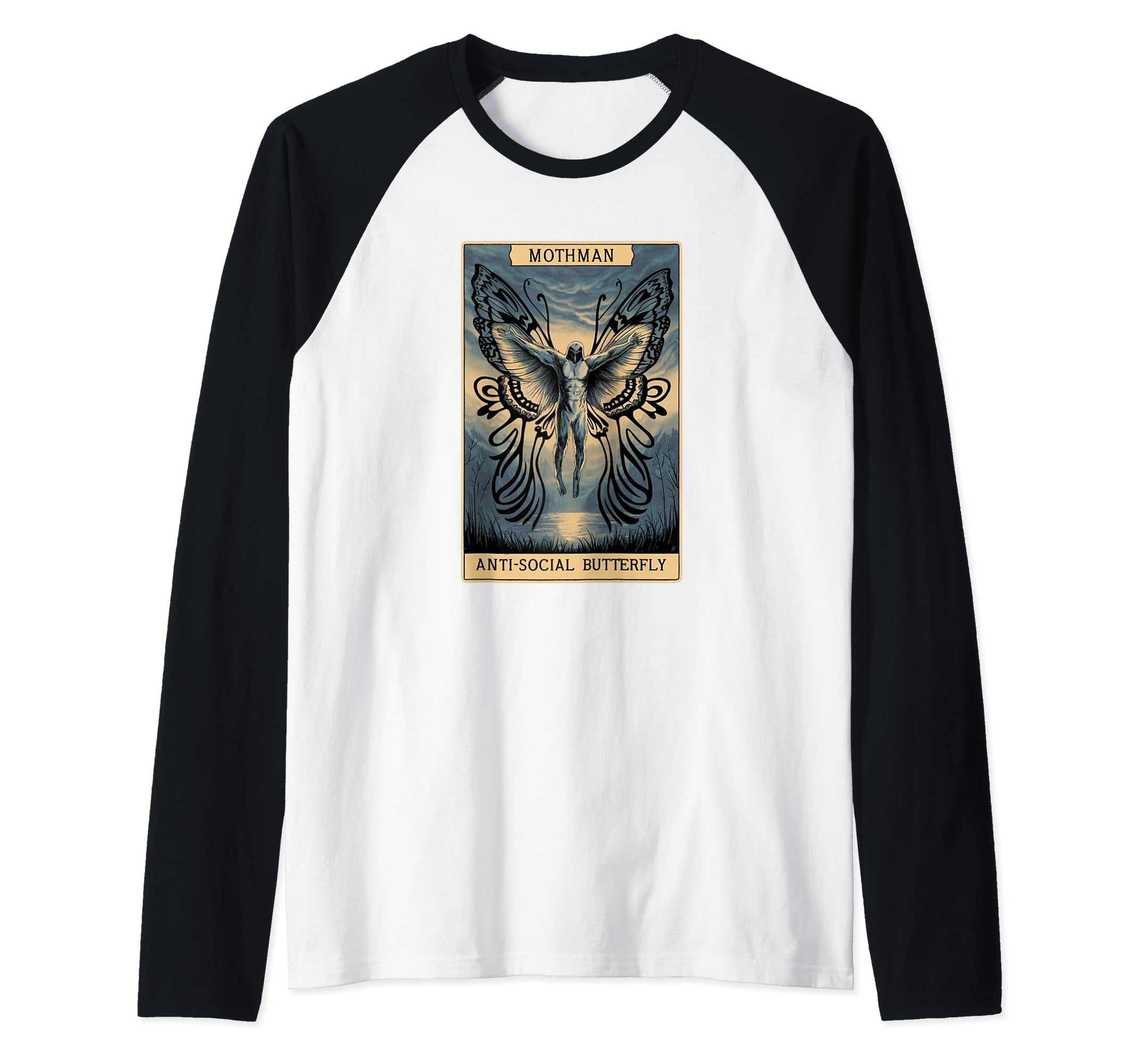 Antisocial Butterfly Fairy Grunge Sweatshirt - Minimalist Print Unisex - T-Shirt, Sweatshirt, Hoodie