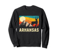 Arkansas Nature Wild Deer Sunset Sweatshirt - Trendy Graphic Men Women - T-Shirt, Sweatshirt, Hoodie