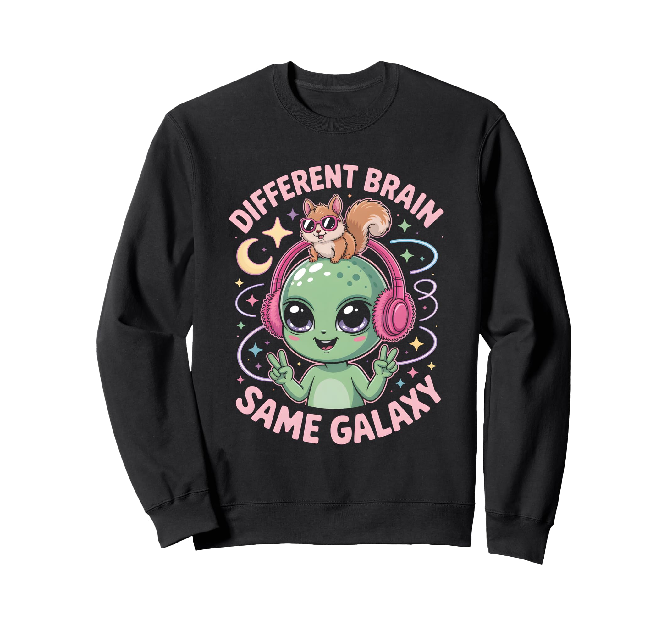 Neurodiverse Different Brain Same Sweatshirt - Unique Graphic for Adults - T-Shirt, Sweatshirt, Hoodie