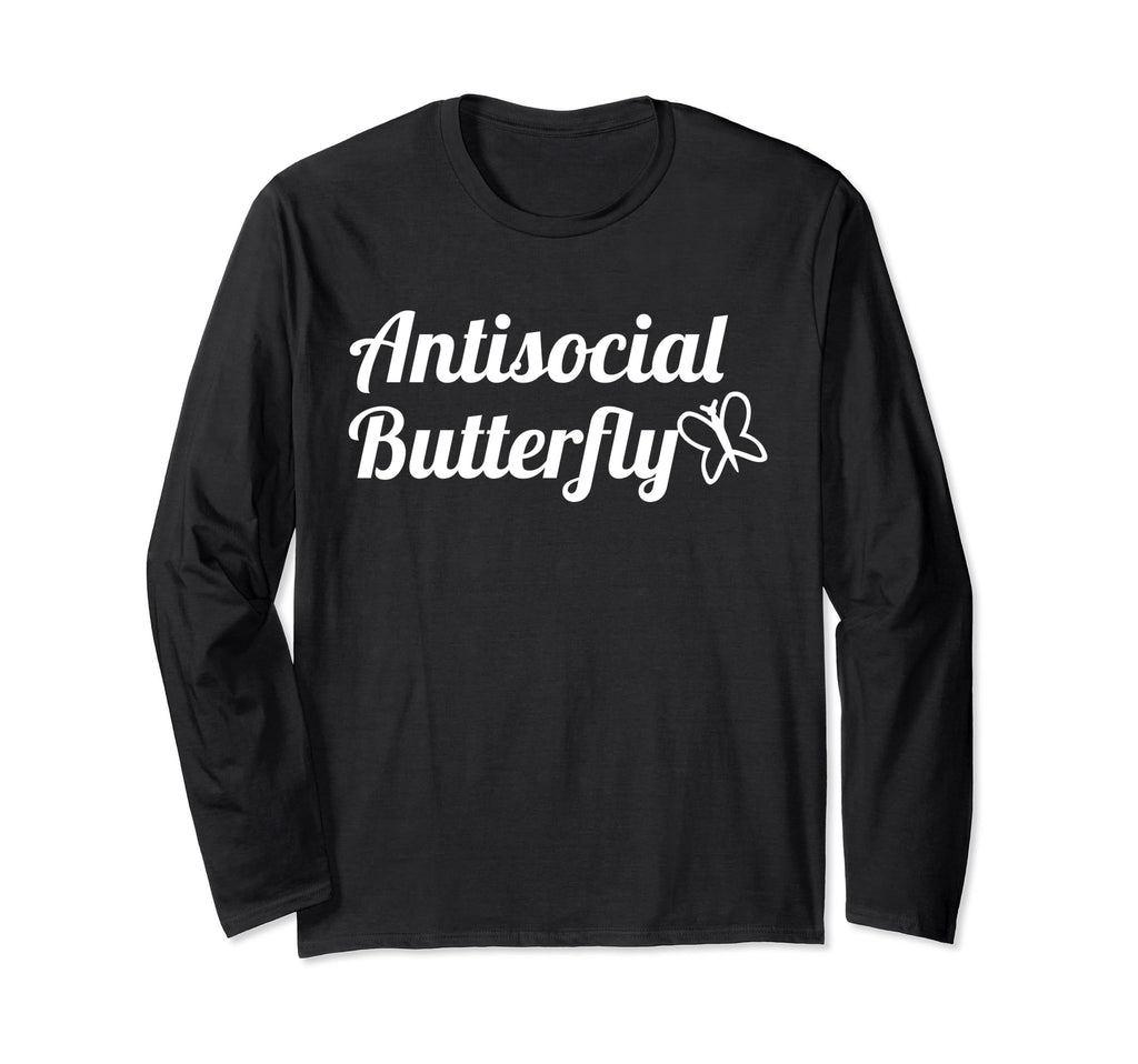 Antisocial Butterfly T-Shirt - Streetwear Style Men Women - T-Shirt, Sweatshirt, Hoodie