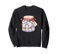 Cats Jam Jar Kawaii Pet Mental Sweatshirt - Aesthetic Graphic for Adults - T-Shirt, Sweatshirt, Hoodie