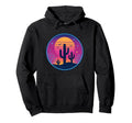 Desert Sunset 70S 80S Nostalgic Hoodie - Custom Art Print for Adults - T-Shirt, Sweatshirt, Hoodie