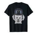 Bichons Frise Wearing Motorcycle T-Shirt - Fun Novelty Design Men Women - T-Shirt, Sweatshirt, Hoodie