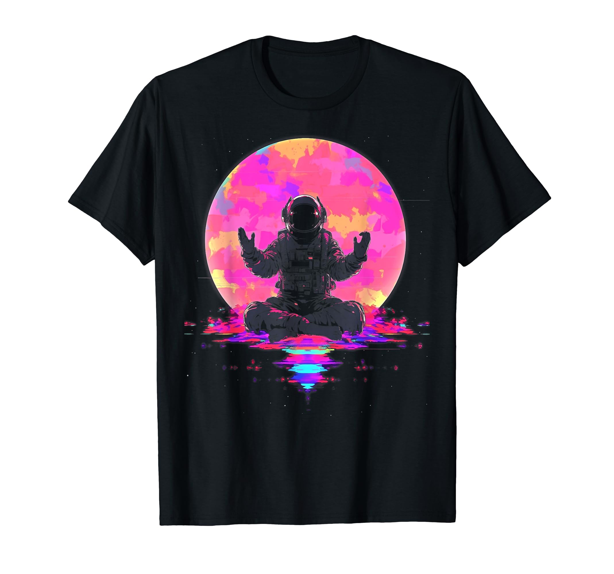 Synthwave Astronaut Cyberpunk 80S Sci Fi 84 T-Shirt - Graphic Print Unisex - T-Shirt, Sweatshirt, Hoodie