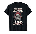 Best Grandpas Ride Motorcycles T-Shirt - Custom Art Print for Adults - T-Shirt, Sweatshirt, Hoodie