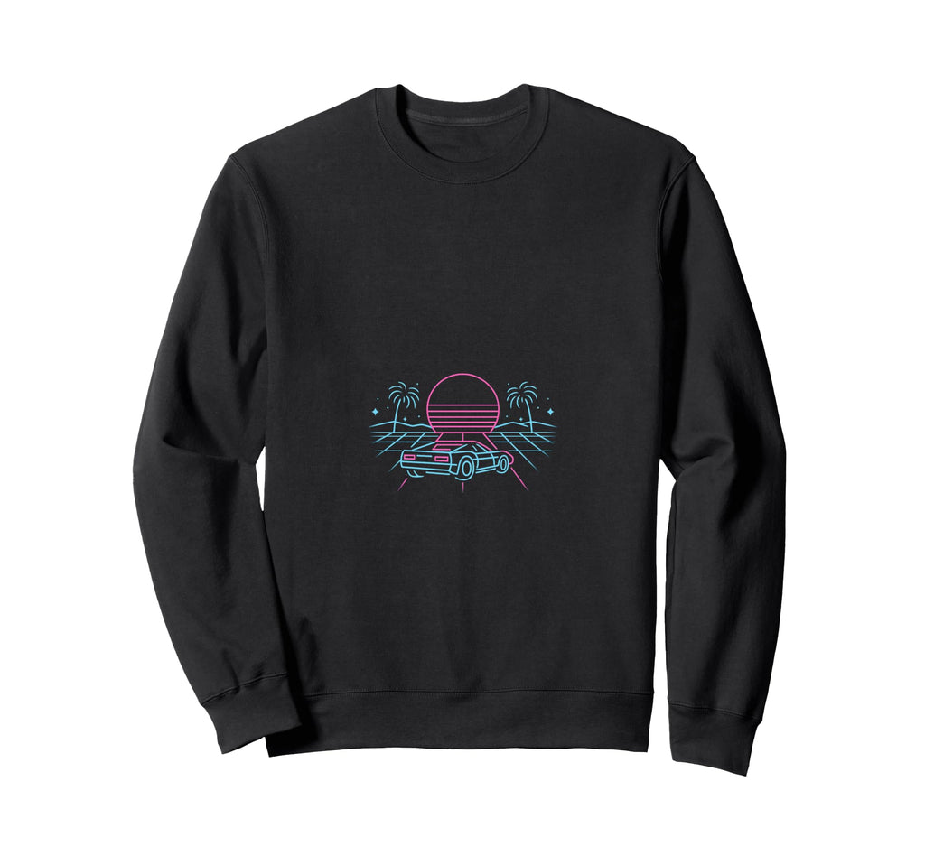 80S Synthwave Sweatshirt - Streetwear Style for Adults - T-Shirt, Sweatshirt, Hoodie