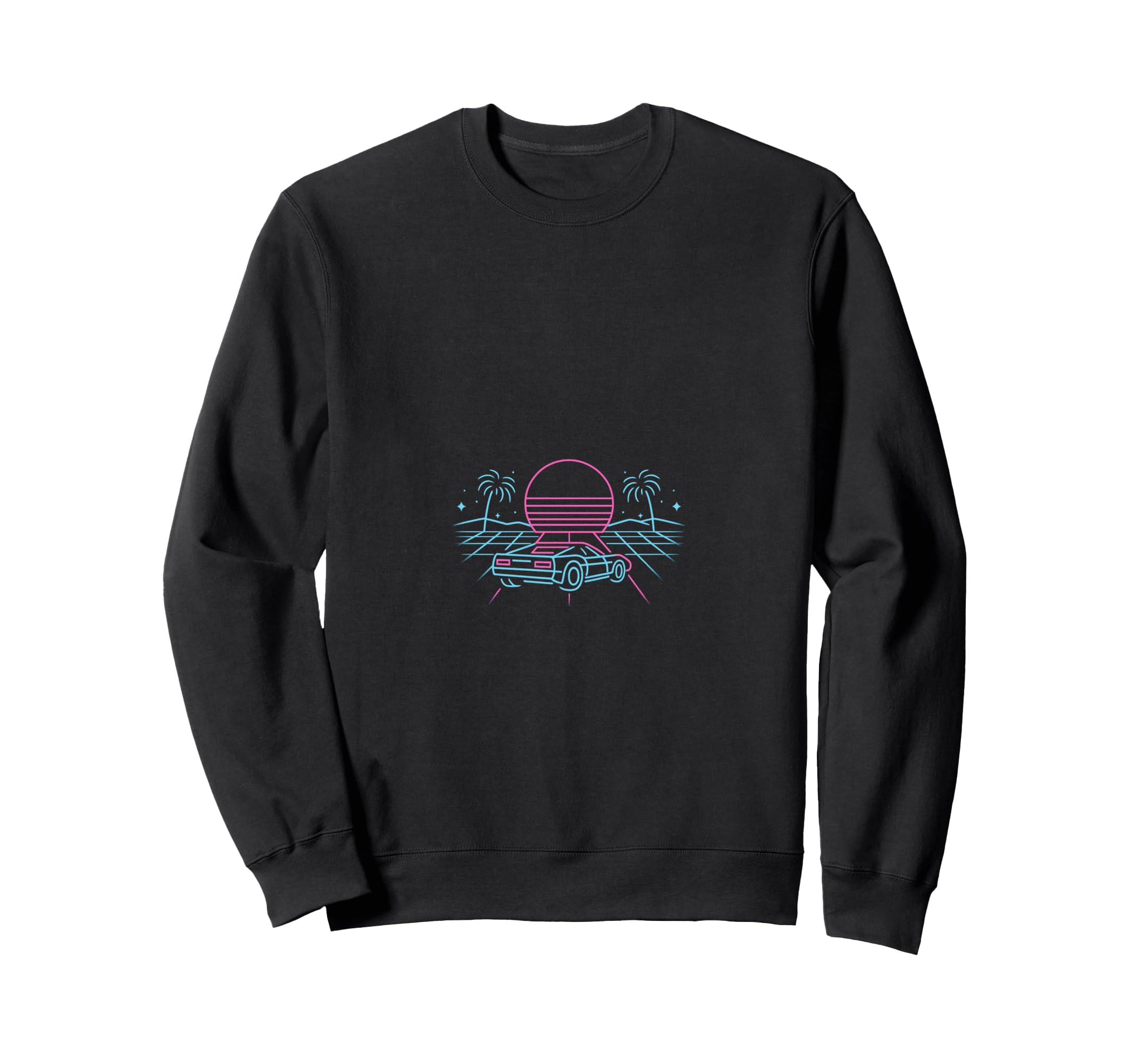 80S Synthwave Sweatshirt - Streetwear Style for Adults - T-Shirt, Sweatshirt, Hoodie