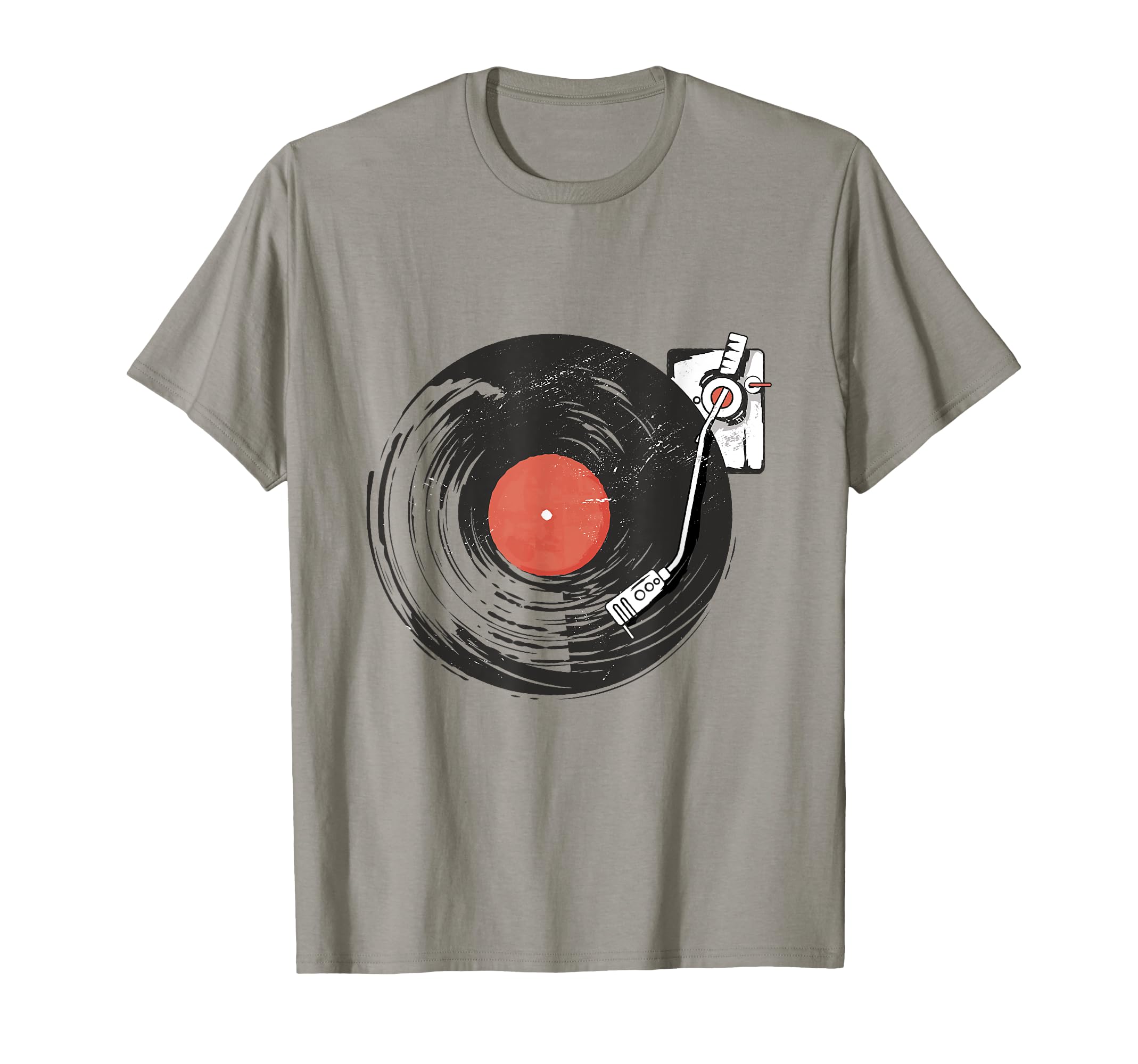 Vinyl Record Player Funny Sketch T-Shirt - Novelty Apparel Men Women - T-Shirt, Sweatshirt, Hoodie