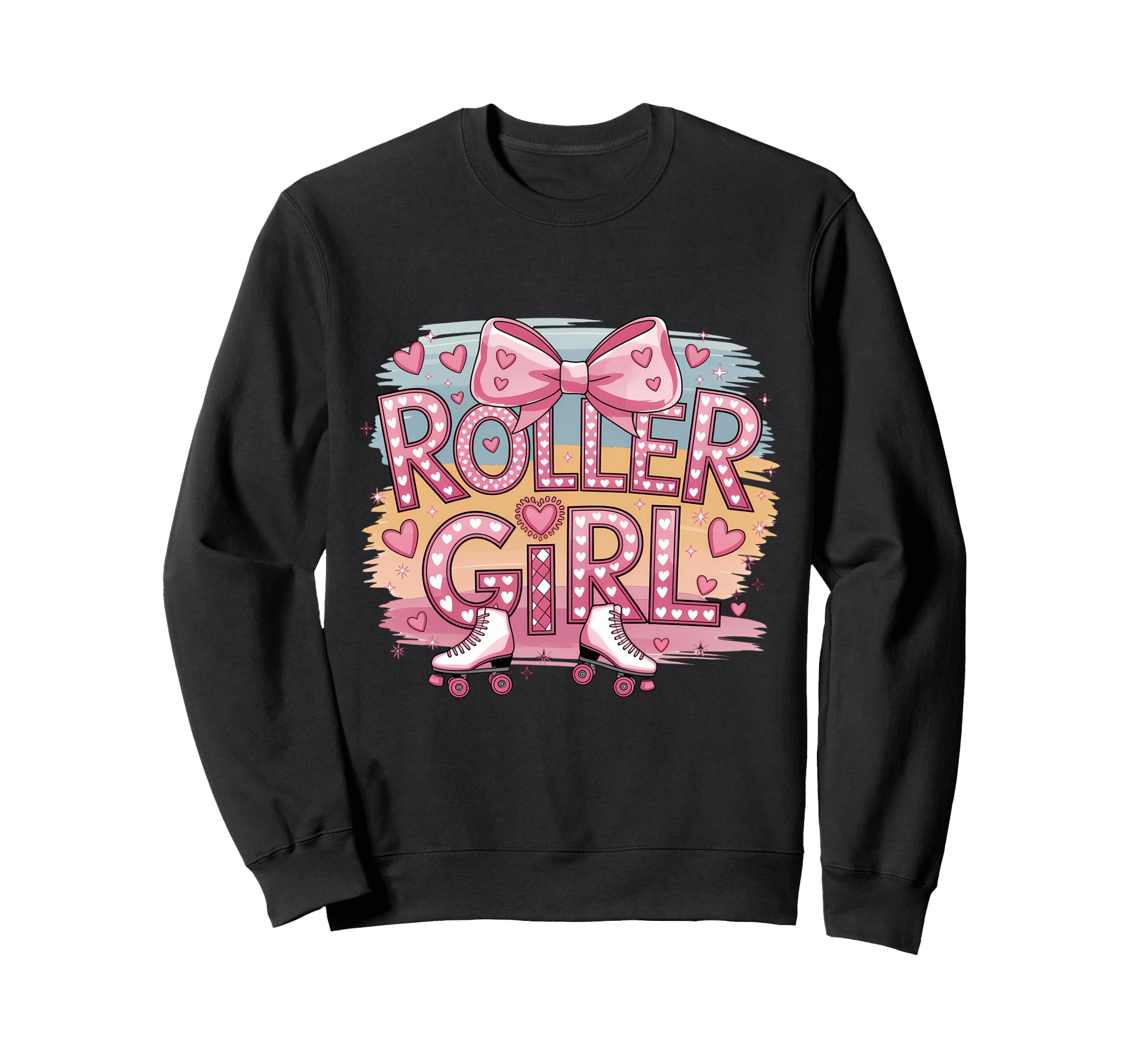 Roller Skater 80S Roller Skates 70S Sweatshirt - Trendy Graphic for Adults - T-Shirt, Sweatshirt, Hoodie