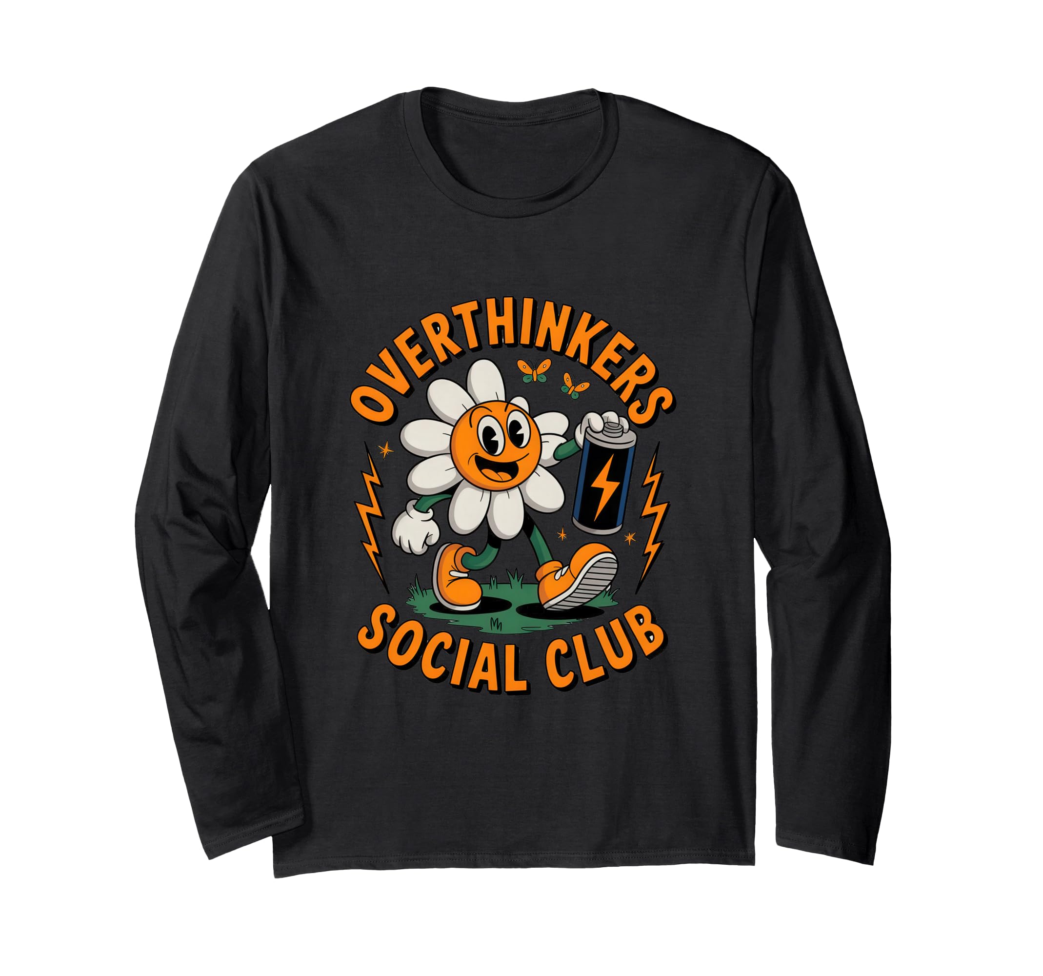 Overthinkers Social Club Mindful T-Shirt - Casual Everyday Wear for Adults - T-Shirt, Sweatshirt, Hoodie