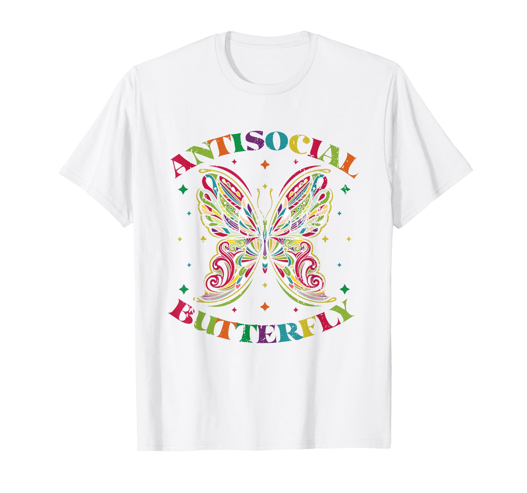 Antisocial Butterfly T-Shirt - Streetwear Style Men Women - T-Shirt, Sweatshirt, Hoodie