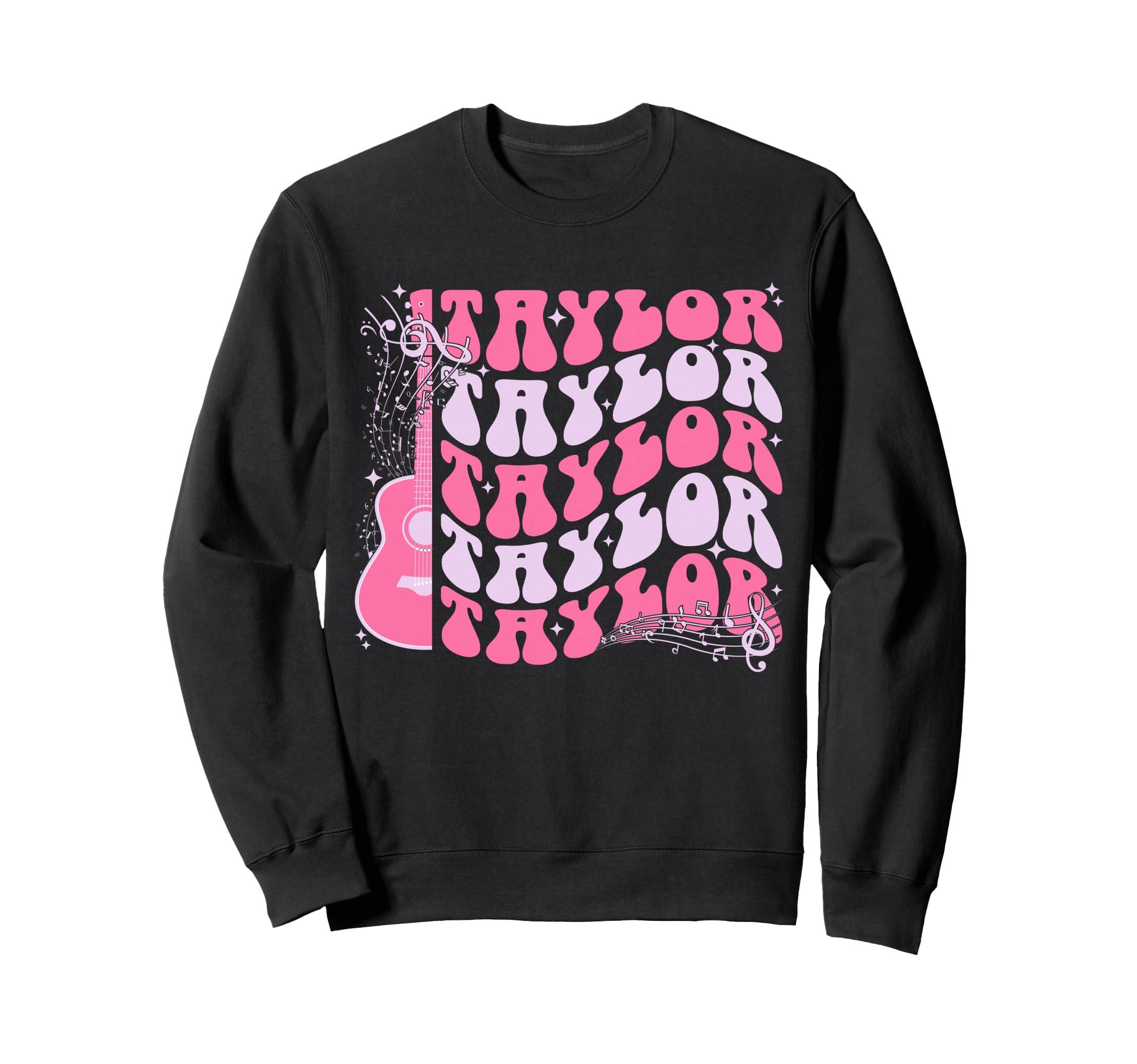 Taylor First Name Personalized Groovy Sweatshirt - Trendy Graphic Unisex - T-Shirt, Sweatshirt, Hoodie