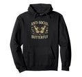 Anti Social Funny Introvert Sarcastic Hoodie - Minimalist Print Unisex - T-Shirt, Sweatshirt, Hoodie