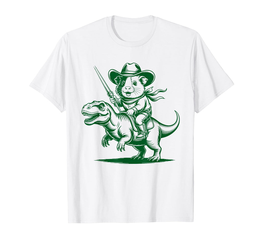 Guinea Pig Cowboy Dinosaur Accessoires T-Shirt - Graphic Print for Adults - T-Shirt, Sweatshirt, Hoodie