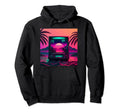 Vaporwave Crt Tv Synthwave Aesthetic 80S Hoodie - Novelty Apparel Unisex - T-Shirt, Sweatshirt, Hoodie