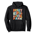 Rocky Mountain National Park Typography Hoodie - Streetwear Style Men Women - T-Shirt, Sweatshirt, Hoodie