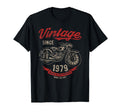 Since 1979 Birthday Gift Motorcycle T-Shirt - Minimalist Print for Adults - T-Shirt, Sweatshirt, Hoodie