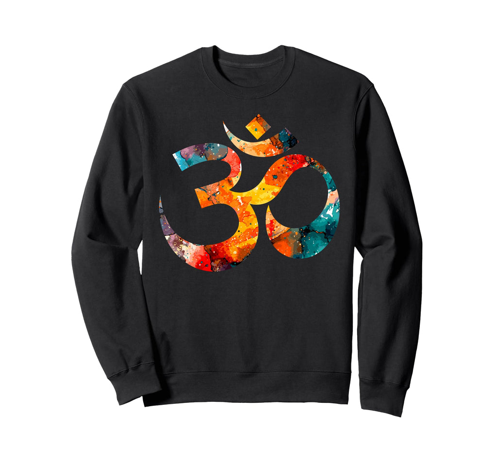 Om Symbol Yoga Meditation Sweatshirt - Minimalist Print for Adults - T-Shirt, Sweatshirt, Hoodie