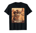 Meowdy Funny Country Music Cat Cowboy T-Shirt - Aesthetic Graphic Unisex - T-Shirt, Sweatshirt, Hoodie