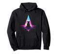 Synthwave Cat Samurai Mediation Vaporwave Hoodie - Custom Art Print Unisex - T-Shirt, Sweatshirt, Hoodie