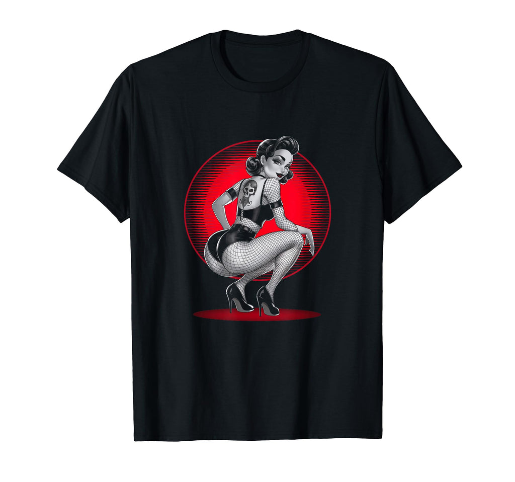 Gothic Halloween Tees Tattoo Goth Pin T-Shirt - Aesthetic Graphic Unisex - T-Shirt, Sweatshirt, Hoodie