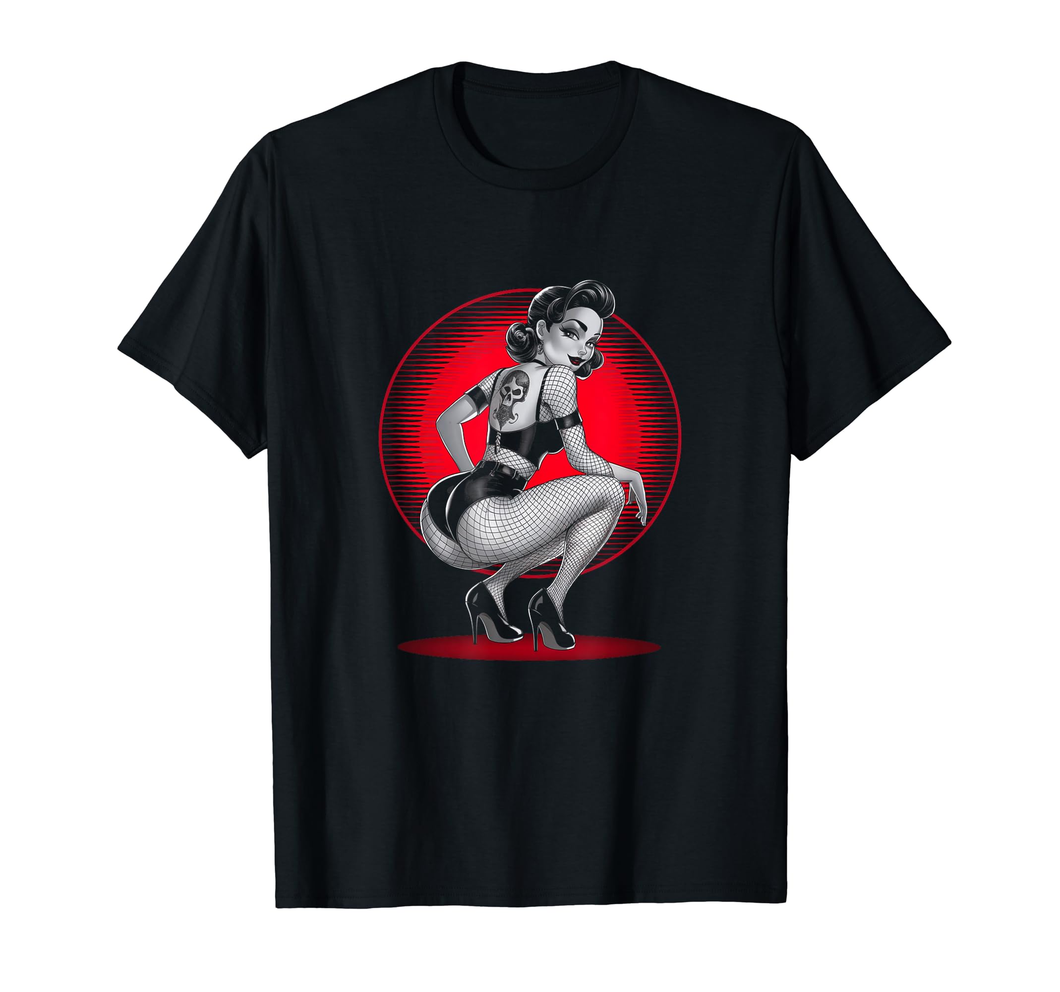 Gothic Halloween Tees Tattoo Goth Pin T-Shirt - Aesthetic Graphic Unisex - T-Shirt, Sweatshirt, Hoodie