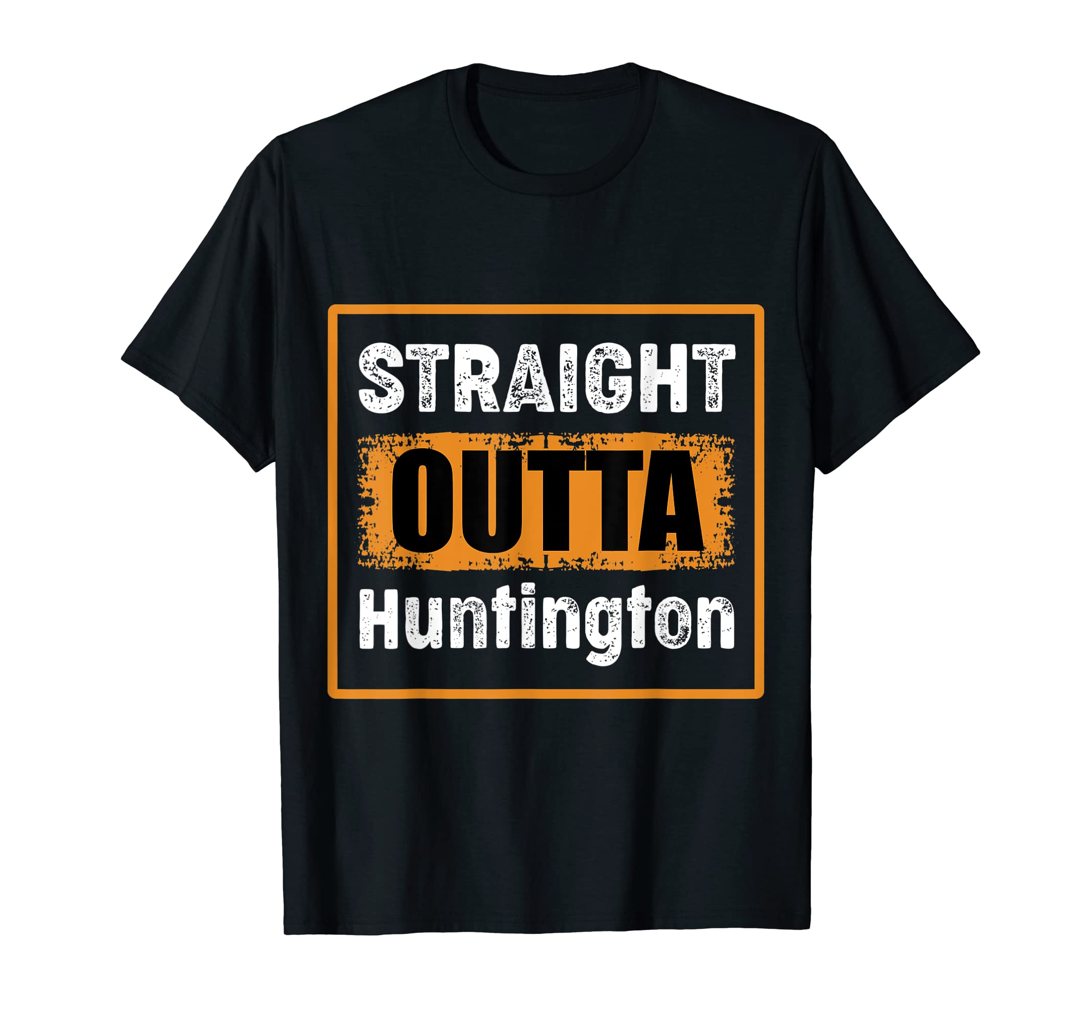 Straight Outta Huntington West T-Shirt - Minimalist Print for Adults - T-Shirt, Sweatshirt, Hoodie