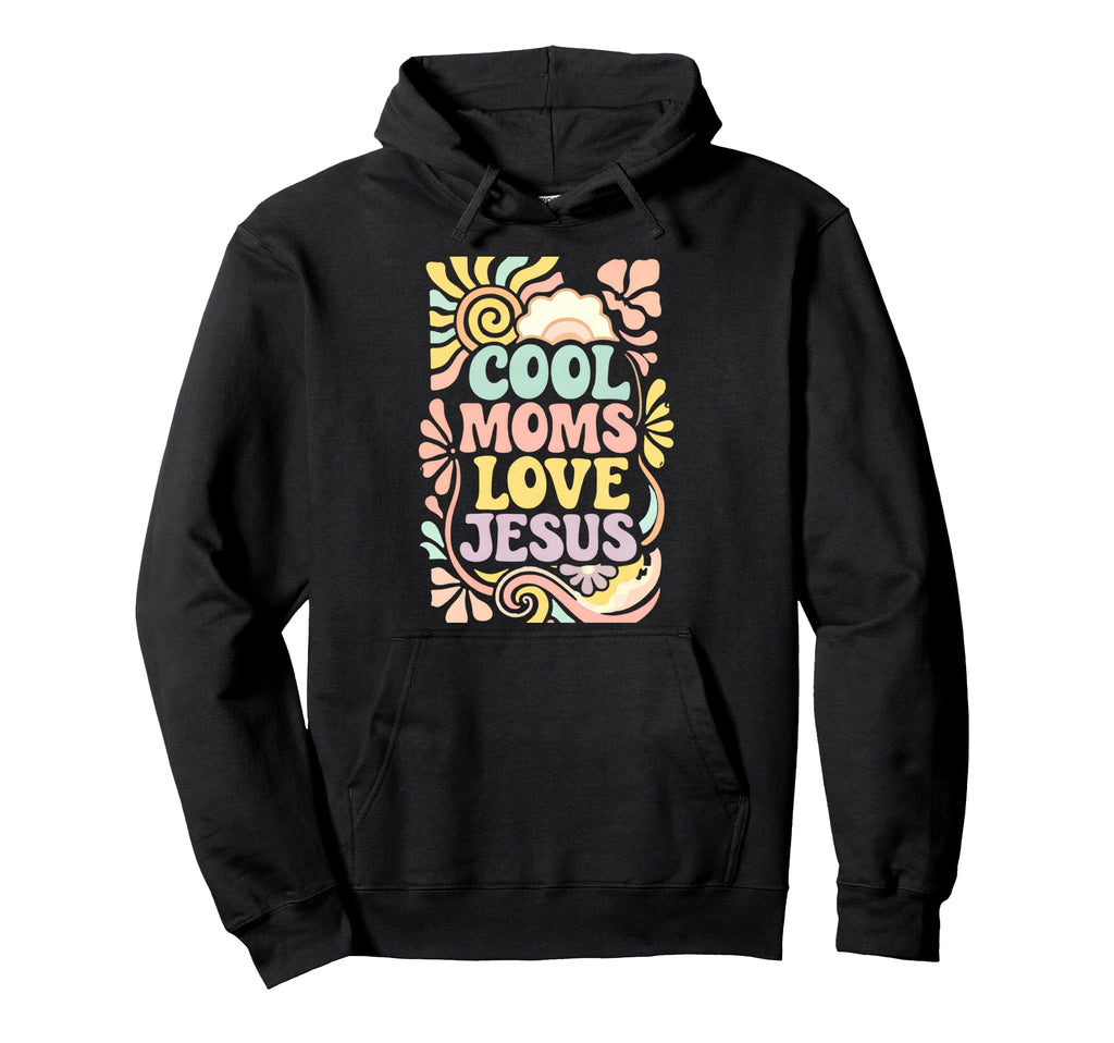 Moms Love Jesus Popular Christian Mom Hoodie - Aesthetic Graphic Unisex - T-Shirt, Sweatshirt, Hoodie
