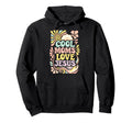 Moms Love Jesus Popular Christian Mom Hoodie - Aesthetic Graphic Unisex - T-Shirt, Sweatshirt, Hoodie