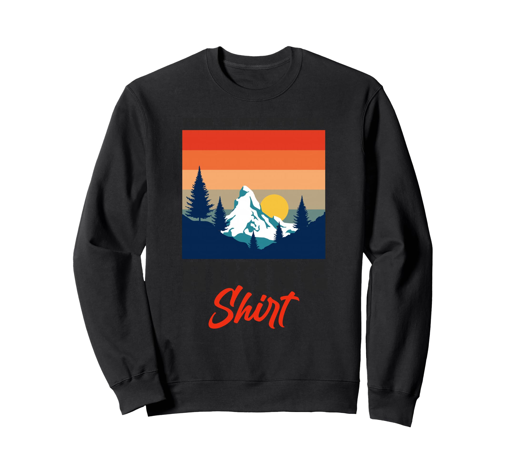 Funny Hiker My Hiking Sunset Sweatshirt - Aesthetic Graphic for Adults - T-Shirt, Sweatshirt, Hoodie