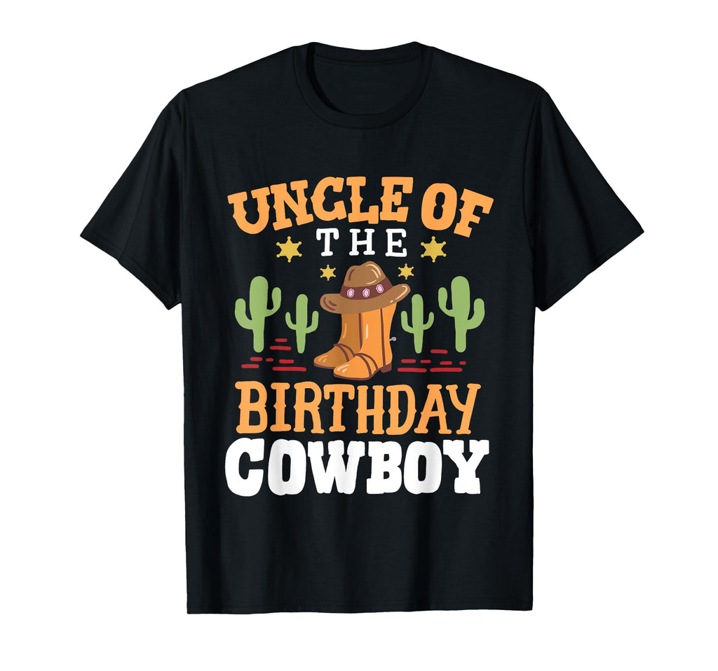 Uncle Birthday Cowboy Western Rodeo T-Shirt - Aesthetic Graphic Men Women - T-Shirt, Sweatshirt, Hoodie