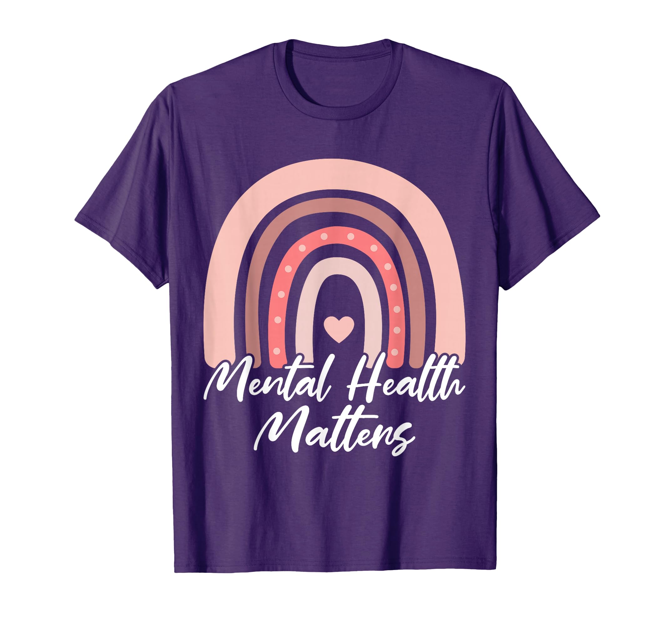 Mental Health Matters Rainbow Spread T-Shirt - Novelty Apparel Men Women - T-Shirt, Sweatshirt, Hoodie