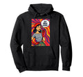 Psychedelic 50S Pop Art Beret Hoodie - Novelty Apparel for Adults - T-Shirt, Sweatshirt, Hoodie