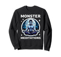 Monster Meditations Vampire Yoga Sweatshirt - Streetwear Style for Adults - T-Shirt, Sweatshirt, Hoodie