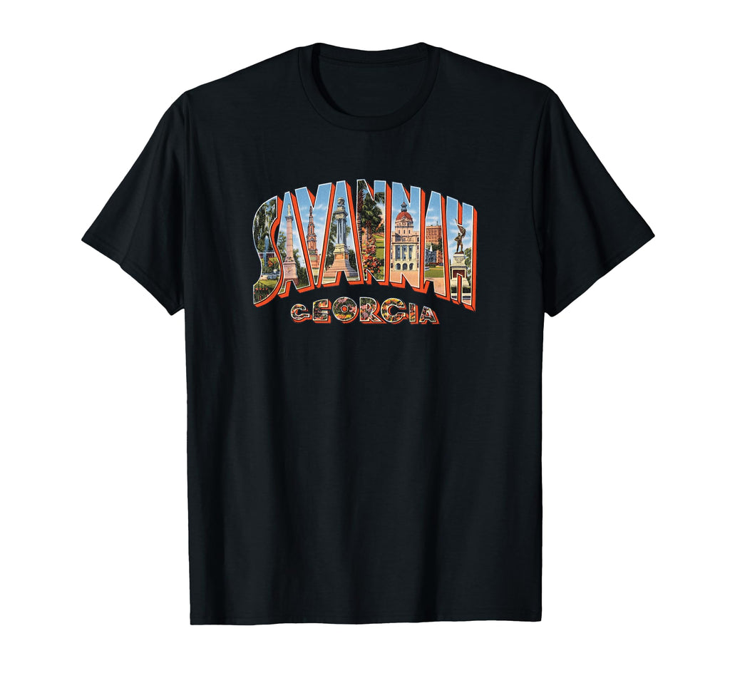 Savannah Georgia Ga Souvenir T-Shirt - Novelty Apparel Men Women - T-Shirt, Sweatshirt, Hoodie