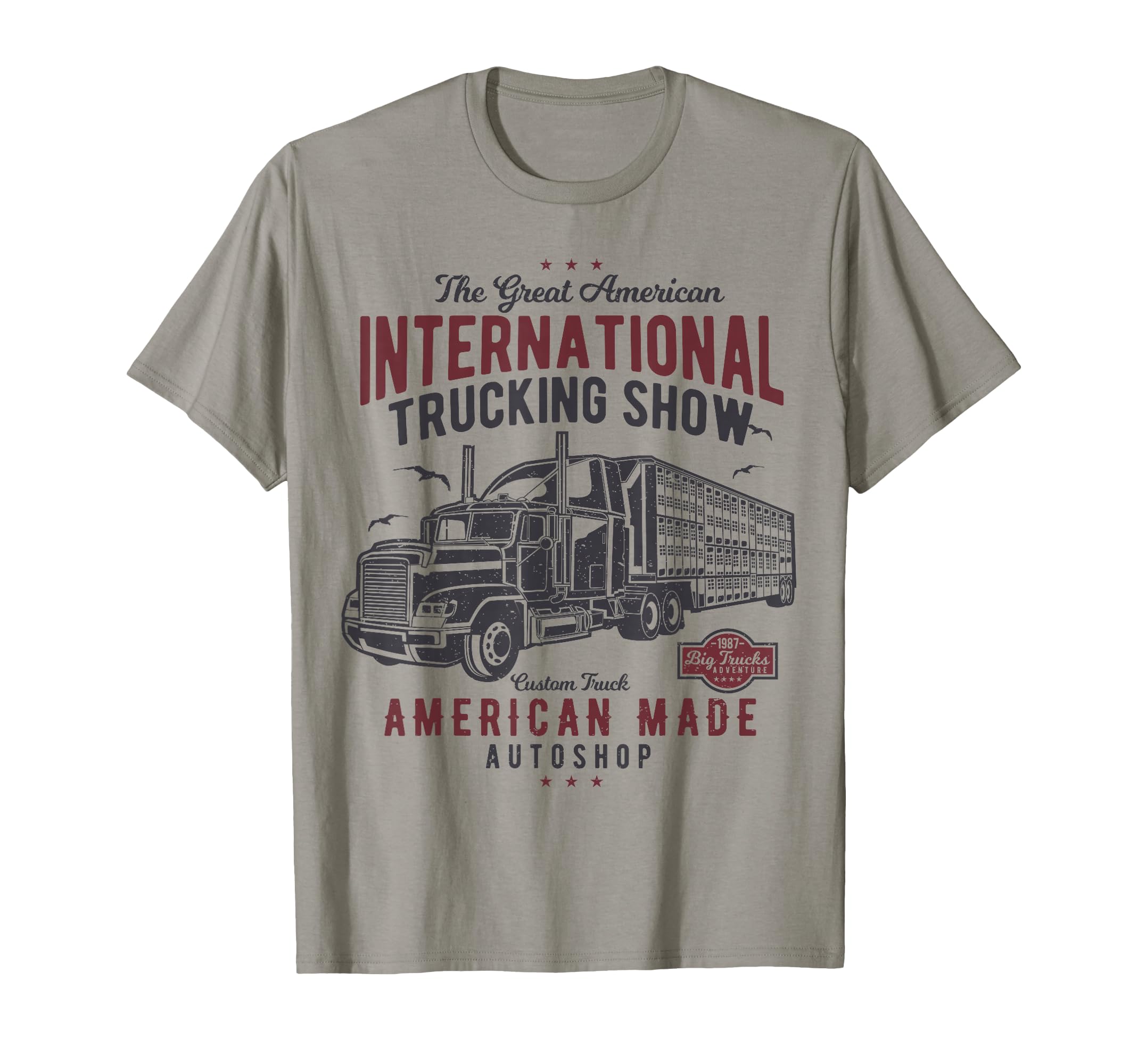 Big Truck Semi Truck Driver T-Shirt - Minimalist Print Unisex - T-Shirt, Sweatshirt, Hoodie