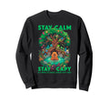Stay Capy Capybara Zen Forest Nature Sweatshirt - Unique Graphic Unisex - T-Shirt, Sweatshirt, Hoodie