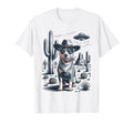 Cowboy Blue Heeler Dog Ufo Western T-Shirt - Streetwear Style Unisex - T-Shirt, Sweatshirt, Hoodie
