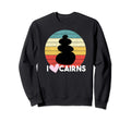 I Love Cairns Rock Stacking Zen Sweatshirt - Unique Graphic for Adults - T-Shirt, Sweatshirt, Hoodie