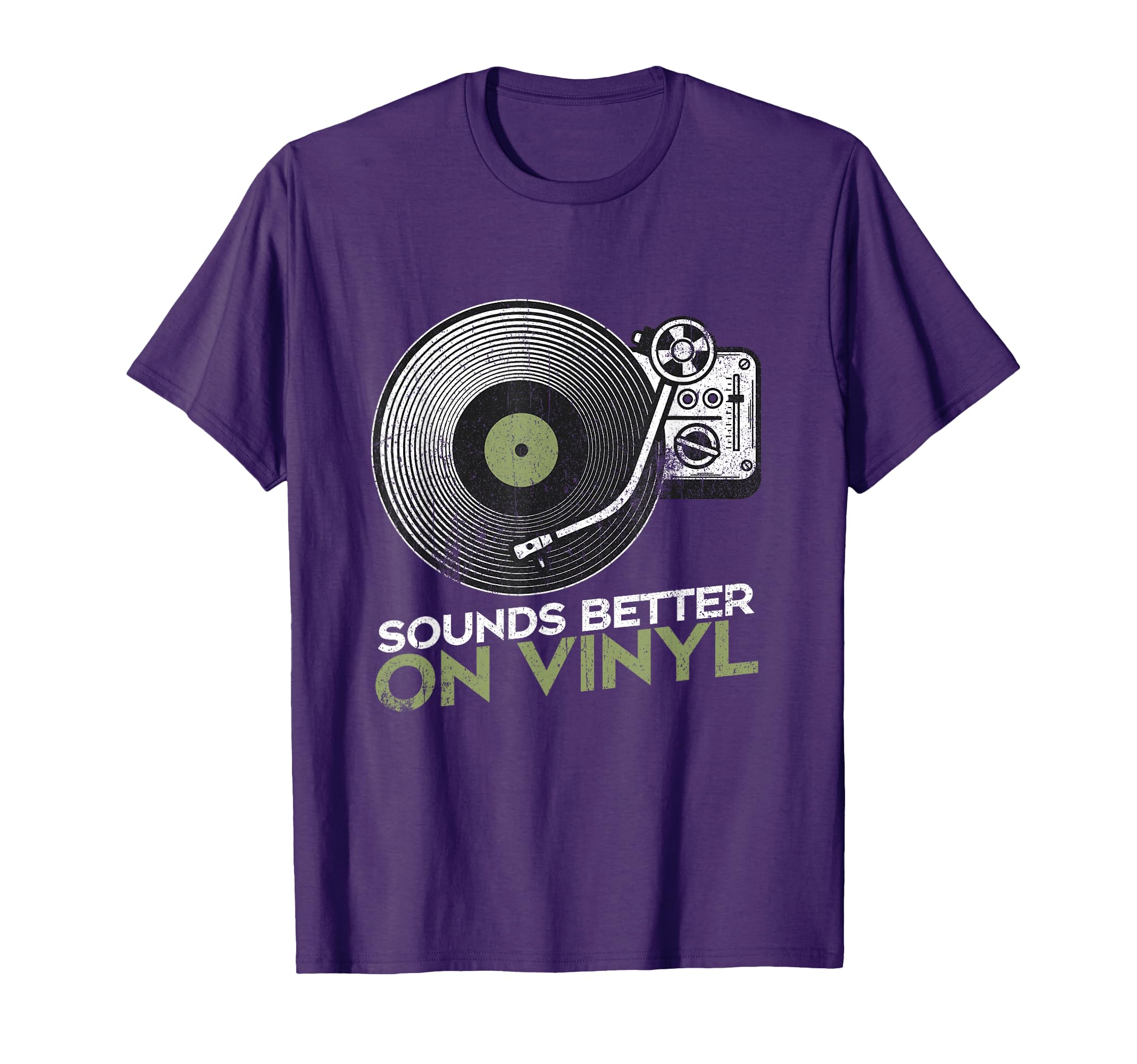 Sounds Better Vinyl Vinyl Record Player T-Shirt - Unique Graphic Unisex - T-Shirt, Sweatshirt, Hoodie