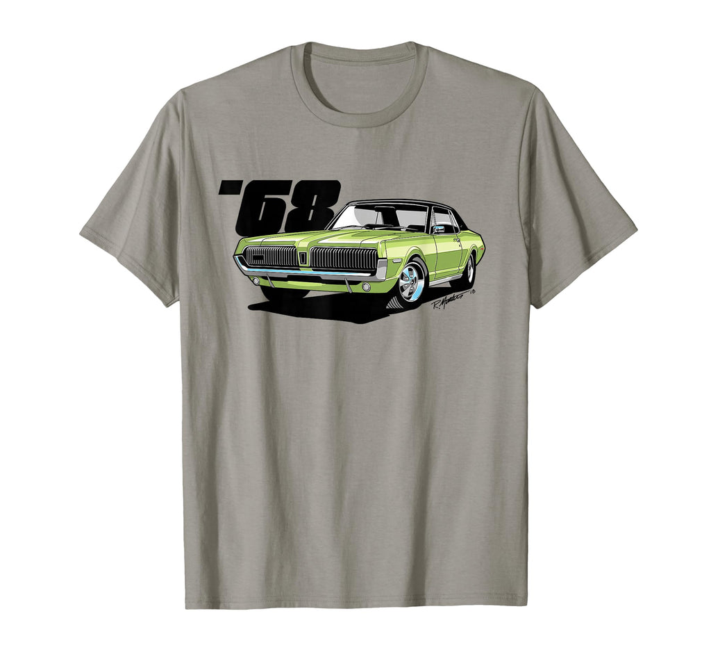 Speedshift Art 1968 Mercury Cougar T-Shirt - Minimalist Print Men Women - T-Shirt, Sweatshirt, Hoodie