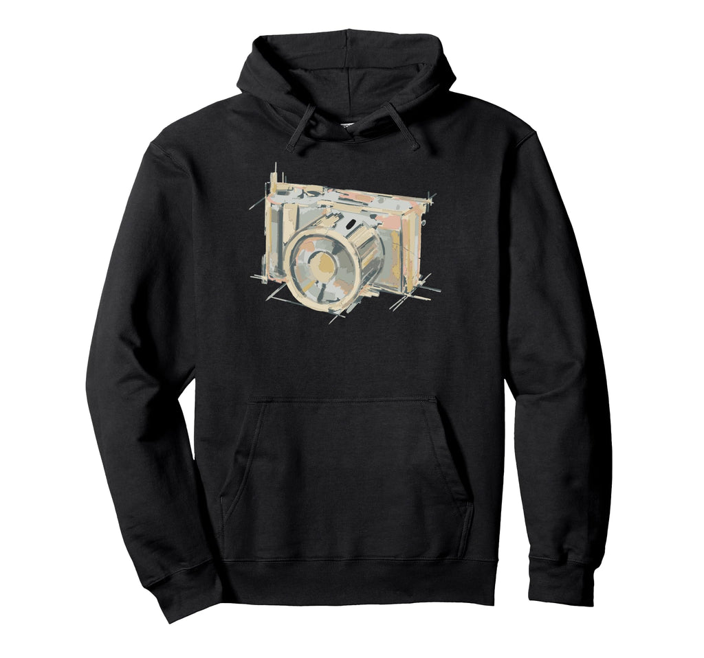 Abstract Camera Art Hoodie - Unique Graphic Men Women - T-Shirt, Sweatshirt, Hoodie