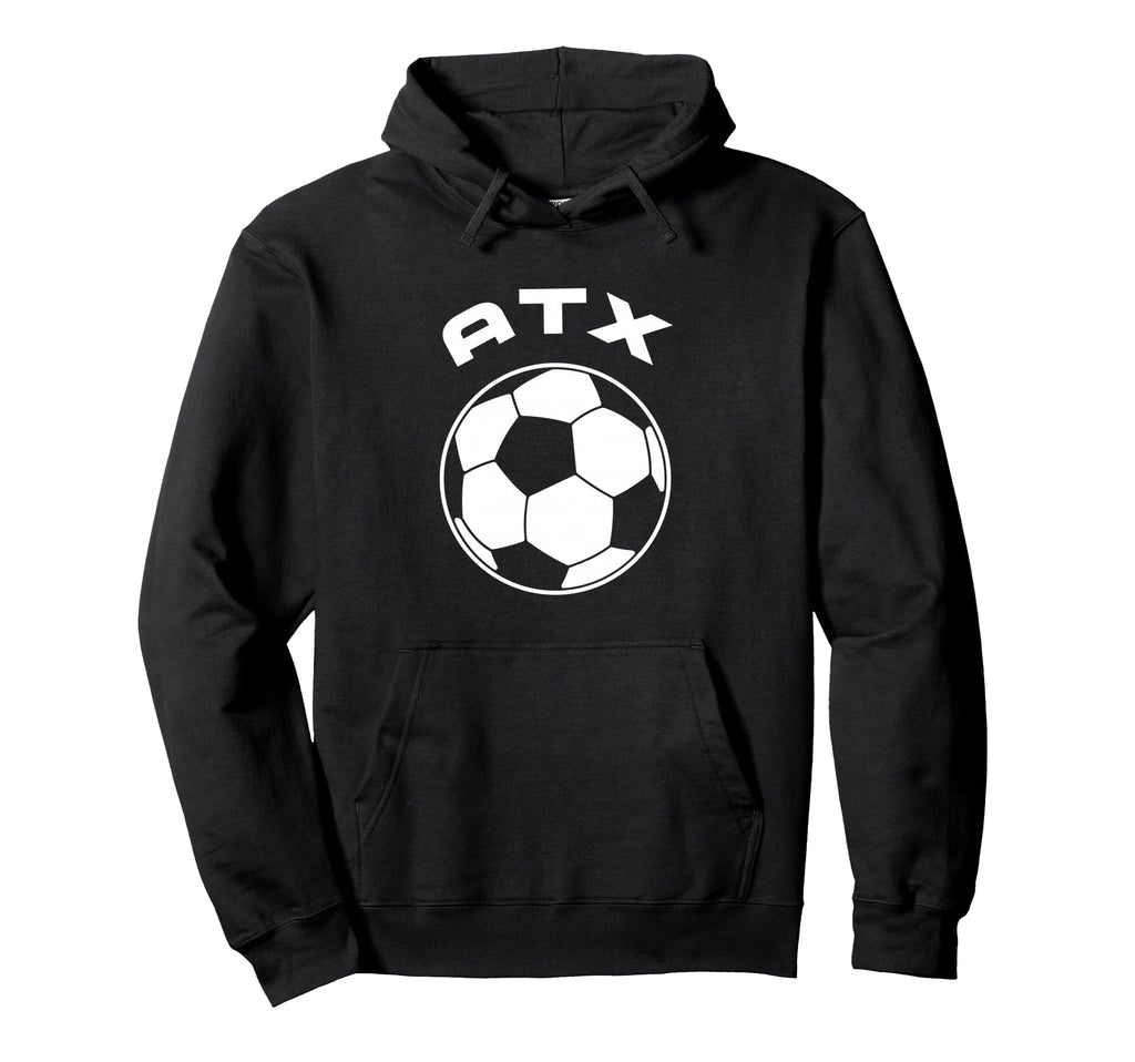 Atx Austin Tx Athletic White Hoodie - Aesthetic Graphic for Adults - T-Shirt, Sweatshirt, Hoodie